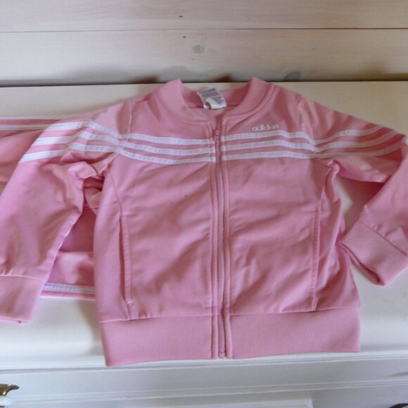 Light Pink Adidas track suit  Size 5 - Picture 3 of 9